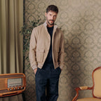 Autore Beige Virgin Wool Bomber