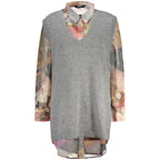 Desigual Gray Polyester Womens Shirt