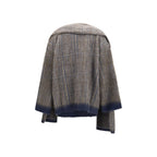 Brunello Cucinelli Gray Mohair Full-Length Jacket