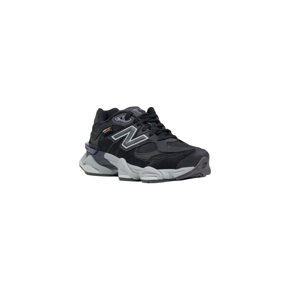 New Balance Black Suede Leather Chunky Sneakers