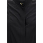 Alexander McQueen Black Silk Blouse