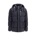 Moose Knuckles Black Nylon Full-Length Jacket