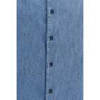 Brunello Cucinelli Blue Denim Shirt