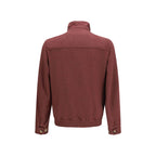 Brunello Cucinelli Bordeaux Wool Oves Aries Full-Length Jacket