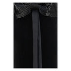 Self-Portrait Black Polyester Casual Dress
