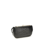 Tom Ford Black Calf Leather Bos Taurus Shoulder Bag