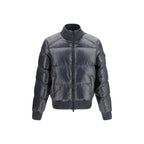 Moose Knuckles Gray Nylon Bomber