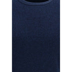 Brunello Cucinelli Blue Cotton T-Shirt