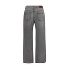 Brunello Cucinelli Gray Cotton Jeans Denim