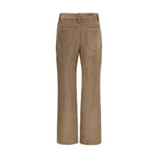 Brunello Cucinelli Brown Cotton Casual Pants