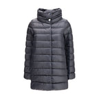 Herno Black Polyamide Full-Length Jacket