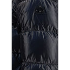 Moose Knuckles Black Nylon Full-Length Jacket