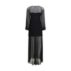 Forte_Forte Black Viscose Casual Dress