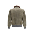 Brunello Cucinelli Bicolor Cashmere Bomber