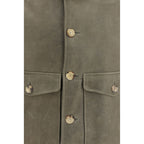 Brunello Cucinelli Bicolor Cashmere Bomber