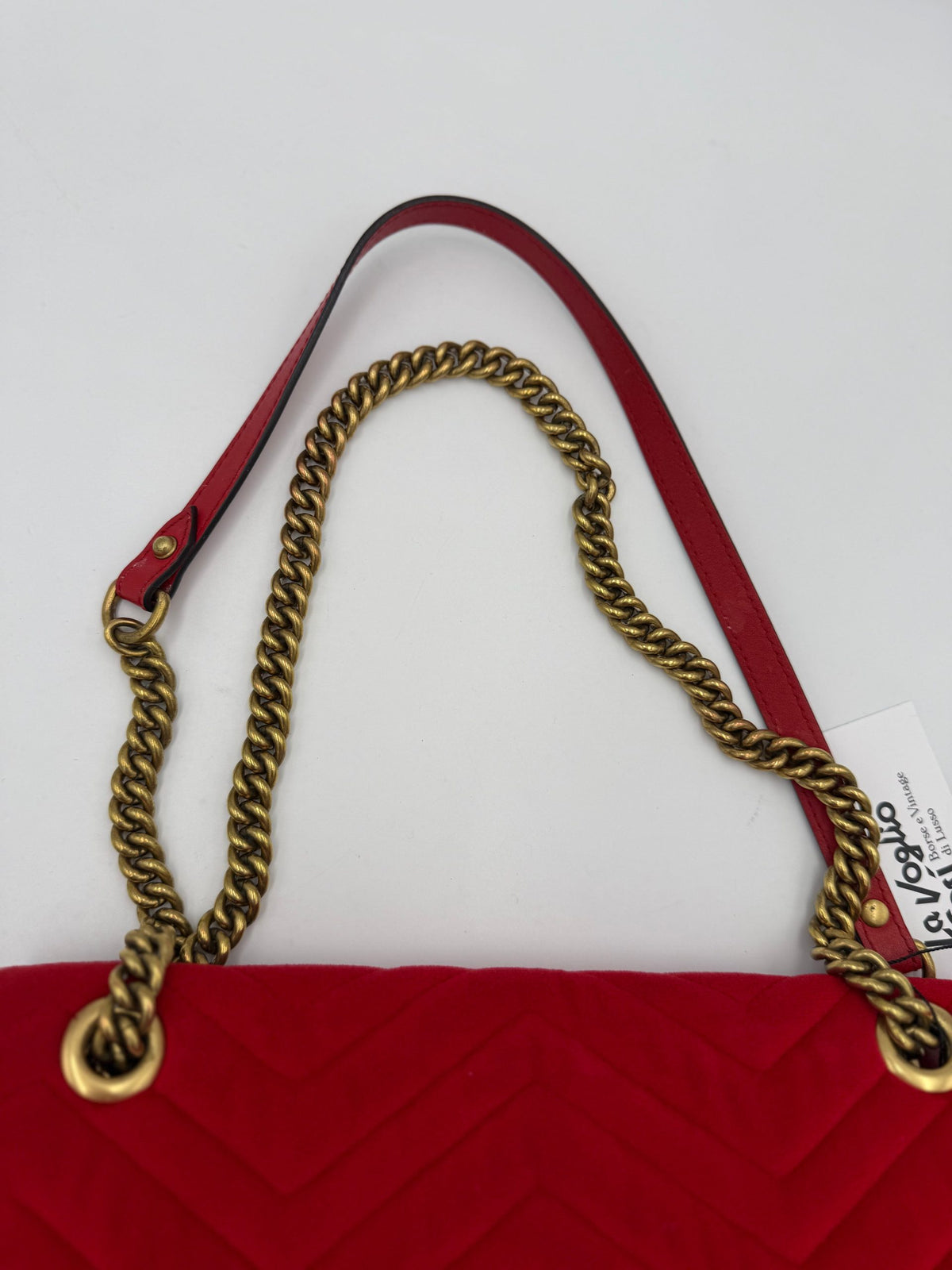 Gucci Bicolor Leather Handbag