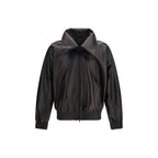 Balenciaga Black Lamb Ovis Aries Leather Jacket