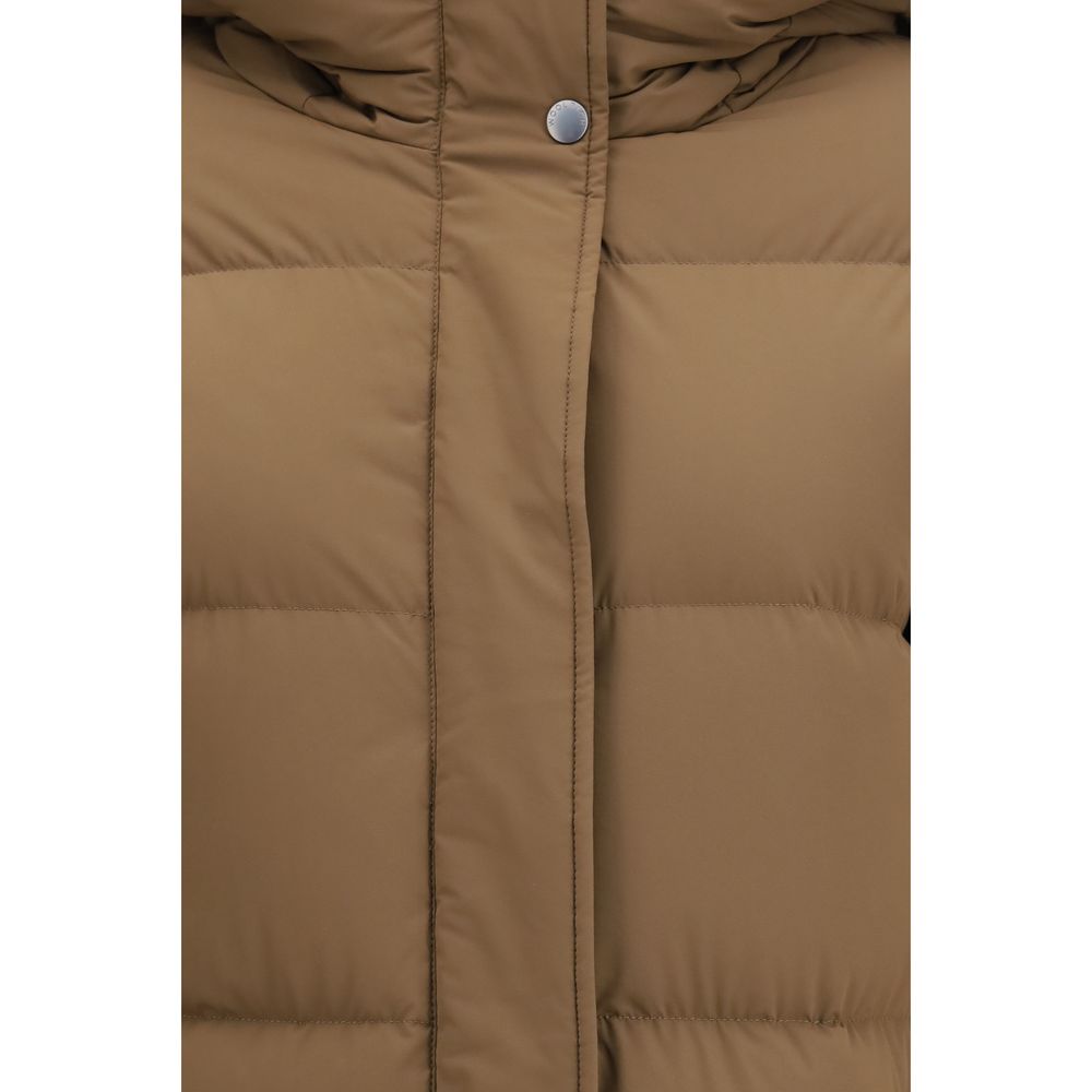 Woolrich Brown Polyamide Coat