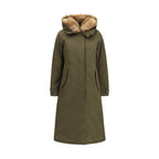 Woolrich Bicolor Cotton Coat