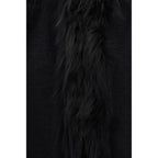 Fendi Black Wool Oves Aries Sleeveless Jacket