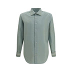Prada Bicolor Cotton Dress Shirt