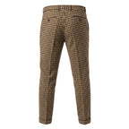 Roberto Pepe Luxury Brown Viscose Men Pant