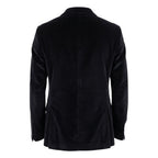 Roberto Pepe Luxury Black Cotton Men Jacket