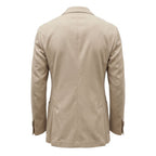 Roberto Pepe Luxury Beige Viscose Men Jacket