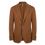 Roberto Pepe Luxury Brown Viscose Men Jacket