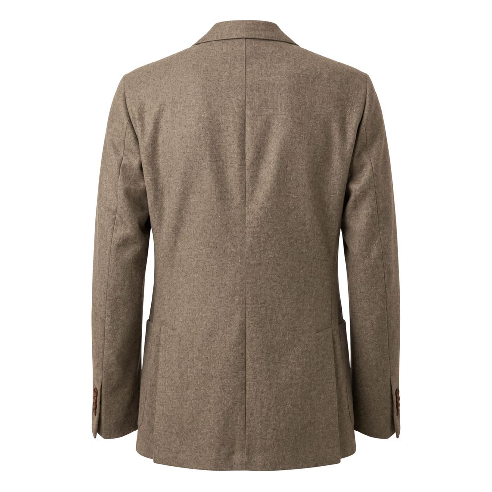 Roberto Pepe Luxury Grey Wool Men Jacket