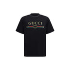Gucci Black Cotton T-Shirt