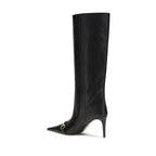 Gucci Black Calf Leather Bos Taurus Boots
