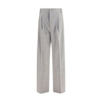 Laneus Gray Wool Oves Aries Casual Pants