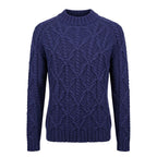 Malo Blue Cotton Men Sweater