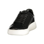 Calvin Klein Black Leather Men's Sneaker