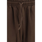 Palm Angels Brown Cotton Joggers (Workout Pants)