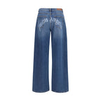 Palm Angels Blue Cotton Jeans Denim