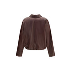 Brunello Cucinelli Bordeaux Lamb Ovis Aries Bomber