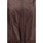 Brunello Cucinelli Bordeaux Lamb Ovis Aries Bomber