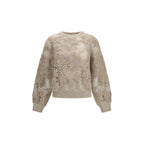 Brunello Cucinelli Beige Mohair Sweatshirt