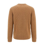 Malo Brown Wool Men Sweater