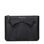 Comme Des Garçons Black Leather Clutch Bag
