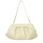THEMOIRè Beige Leather Clutch Bag