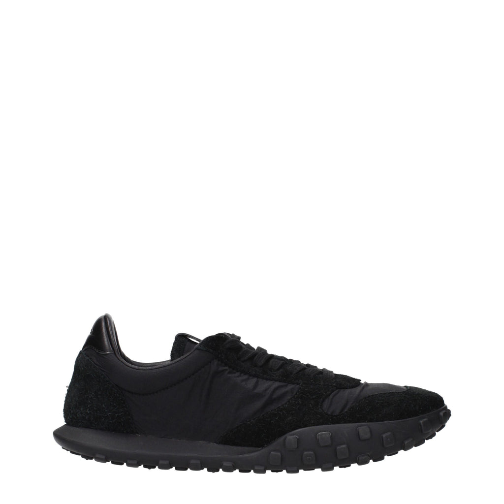 Jil Sander Black Fabric Sneakers