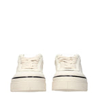 Jil Sander Beige Fabric Platform Sneakers