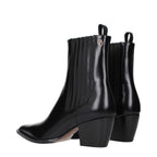 Christian Dior Black Leather Ankle Boots