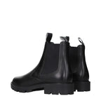 Celine Black Leather Ankle Boots