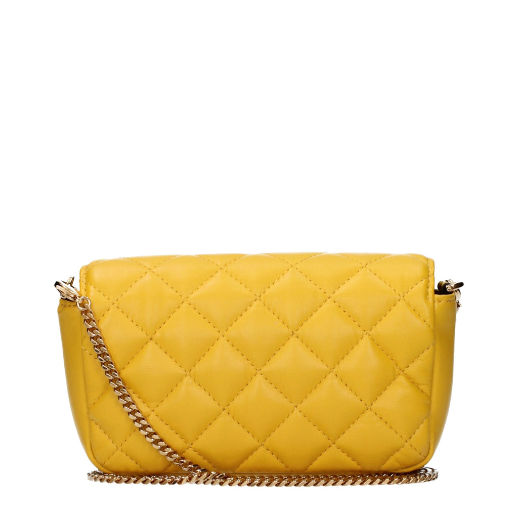 Versace Yellow Leather Crossbody Bag