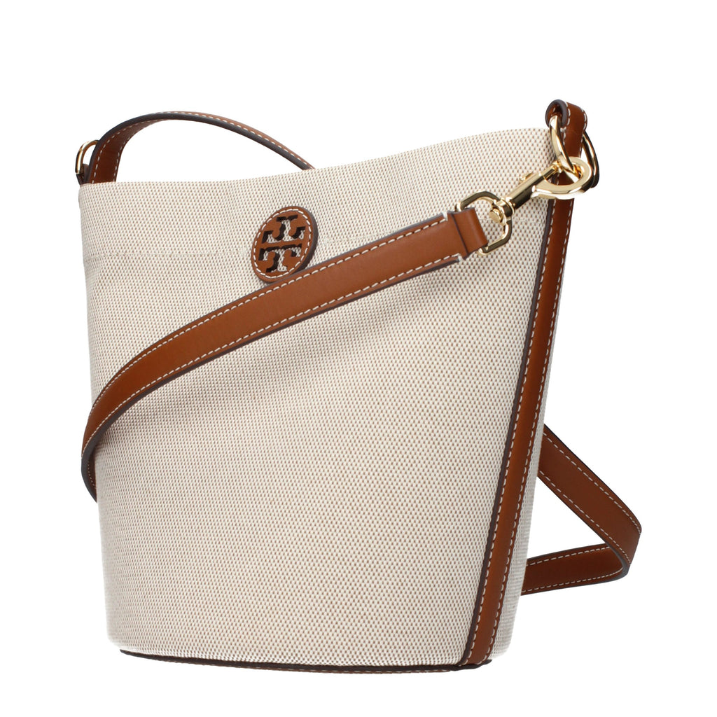 Tory Burch Beige Fabric Crossbody Bag