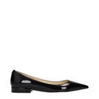 Jimmy Choo Black Leather Flats